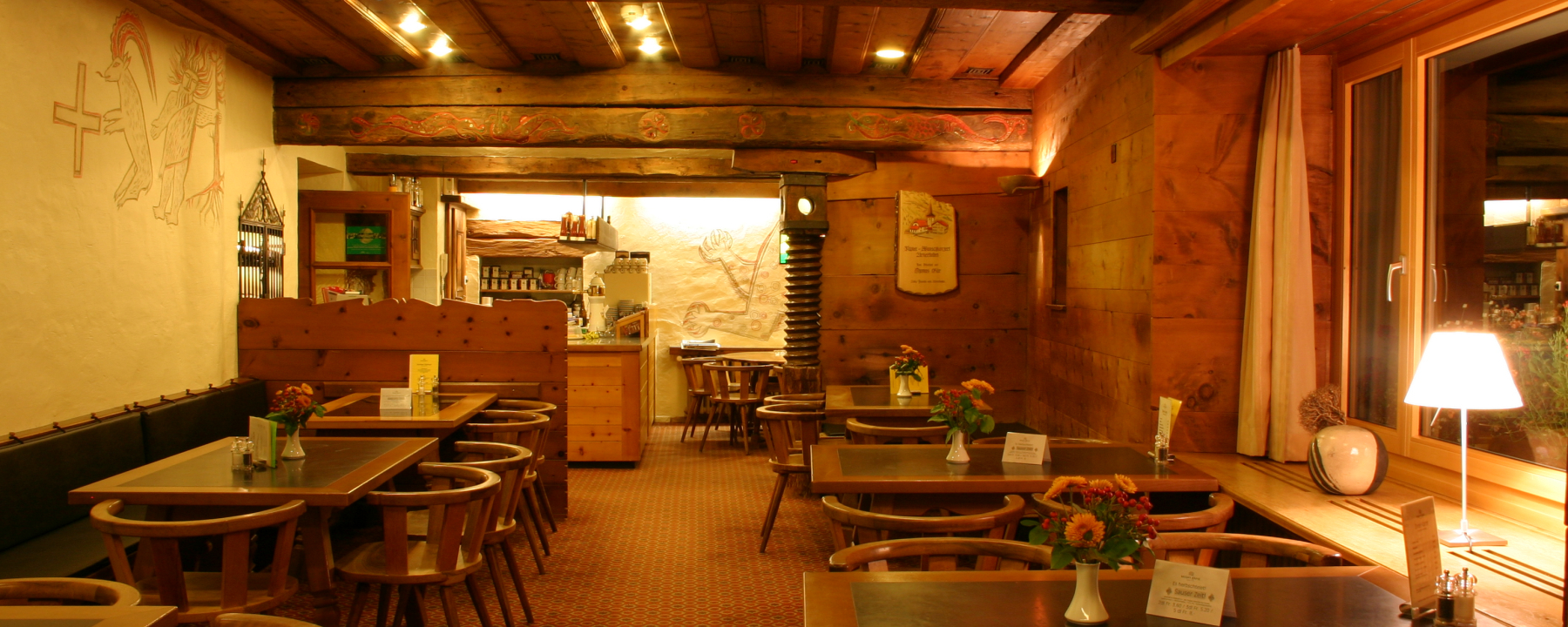 Abendstimmung im Restaurant