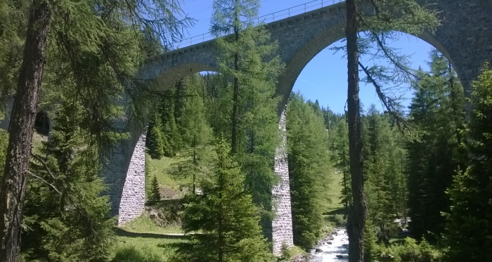 Bahnerlebnisweg zwischen Preda und Bergün © BFT