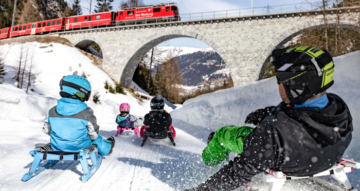 Schlittelbahn Preda - Bergün Schlittelbahn Preda - Bergün