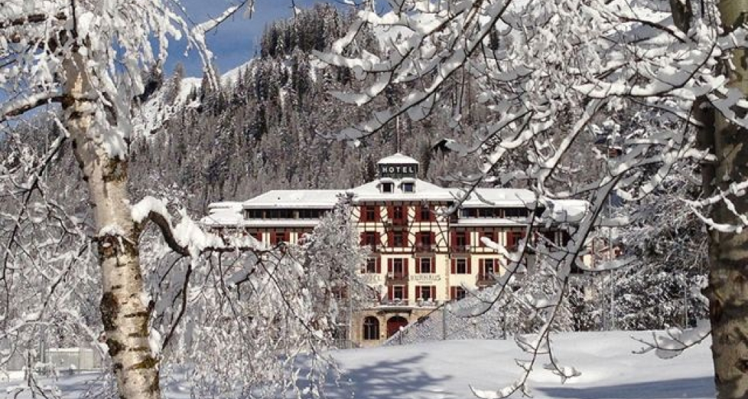 Ein kleines Wintermärchen - das Kurhaus im Schnee Ein kleines Wintermärchen - das Kurhaus im Schnee