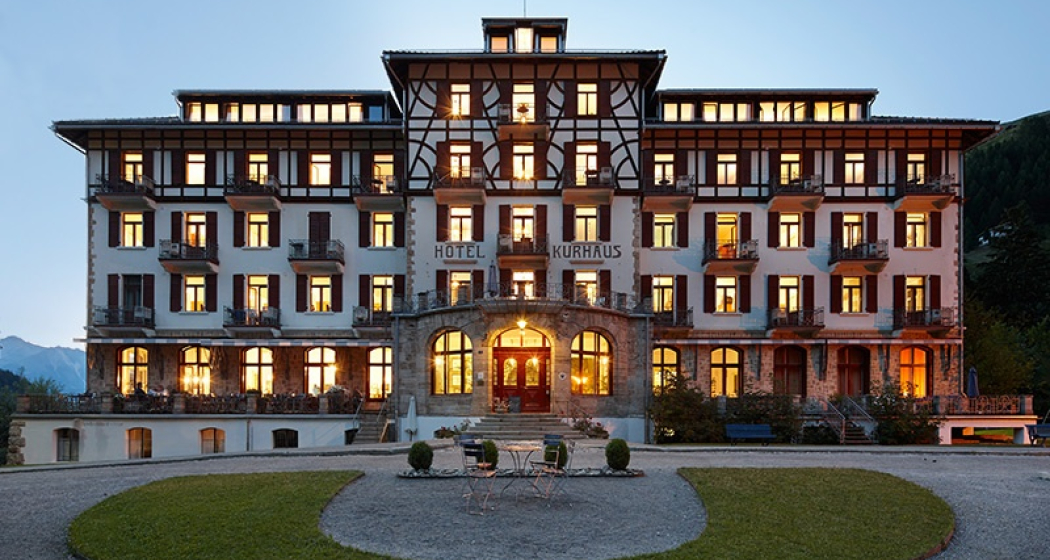 Das Kurhaus mit Park-Rondell Das Kurhaus mit Park-Rondell