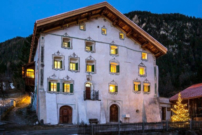 Chesa Cuninaza, current picture after the fire