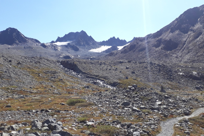 Aufstieg zur Kesch-Hütte