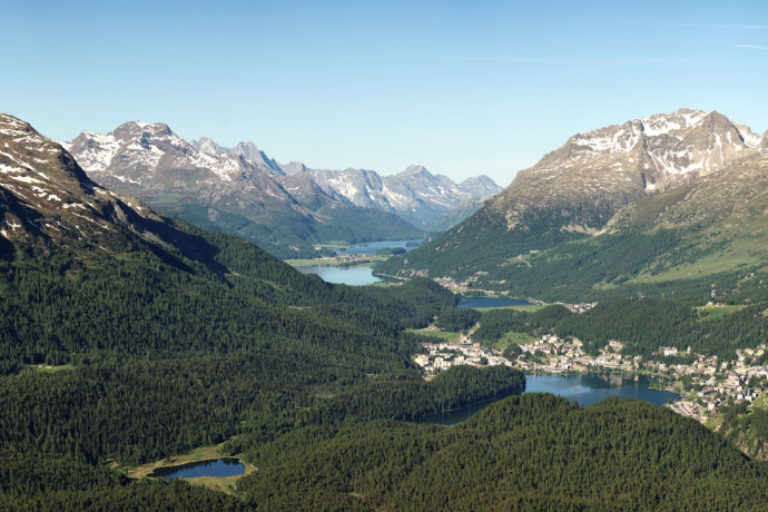 Engadiner Seen mit St. Moritz Engadiner Seen mit St. Moritz