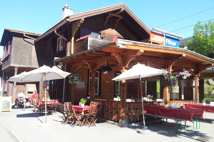 Bahnhöfli Filisur Sommer Bahnhöfli Filisur Sommer