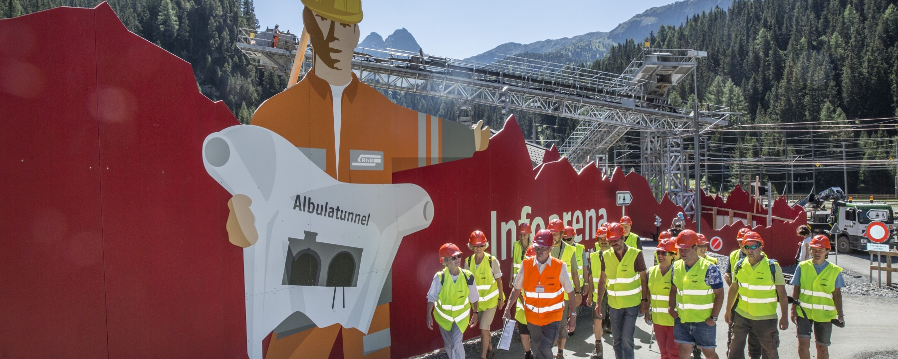 Baustelle Albulatunnel