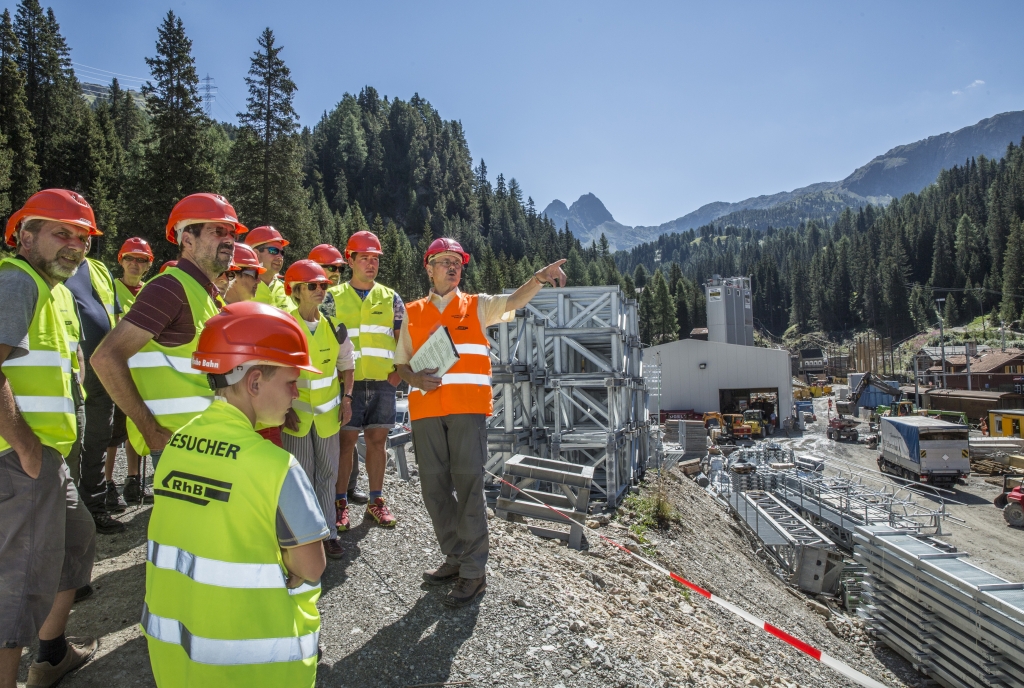 Führung Baustelle Albulatunnel