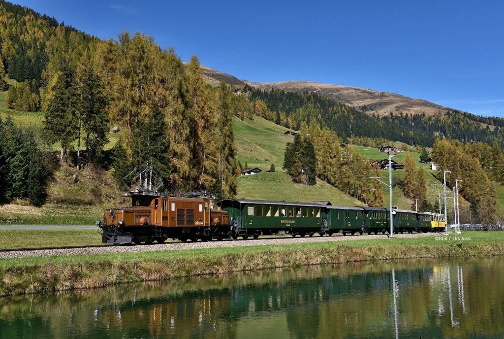 Historical Train Filisur Davos Bergün
