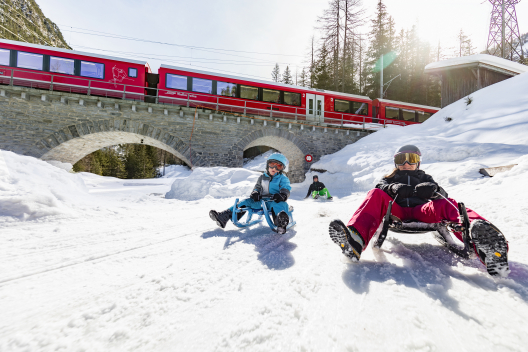 Schlittelbahn Preda-Bergün