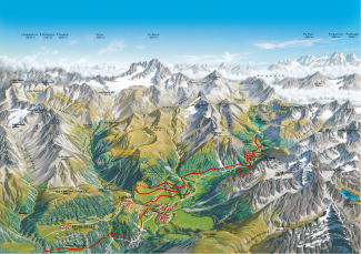 Sommer Panorama Bergün