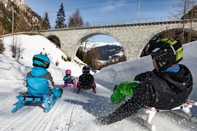 Schlittelbahn Preda-Bergün