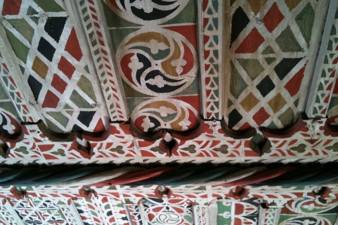 Kirche Bergün Fresken