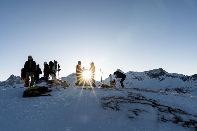 Sonnenaufgangswanderung Piz Darlux