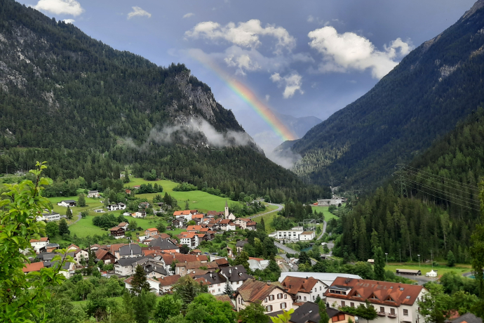 Filisur mit Regenbogen
